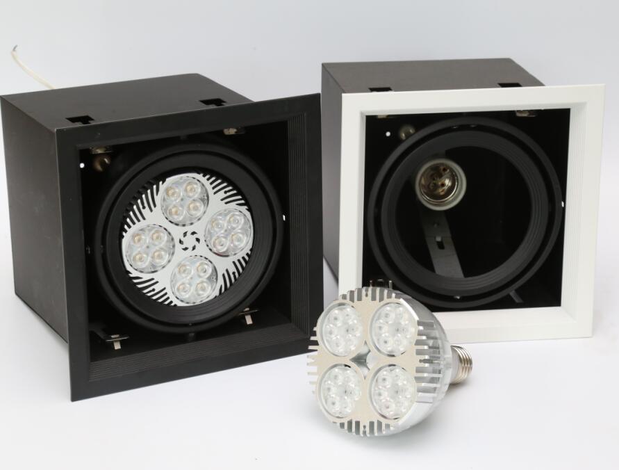 a la lumière de par30 35w grille downlight dirigé calandre