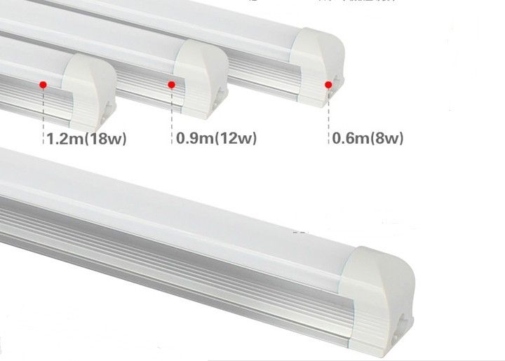 9 watt a intégré de 600mm 2ft t8 tube tenu ce rohs, 110 lm / w