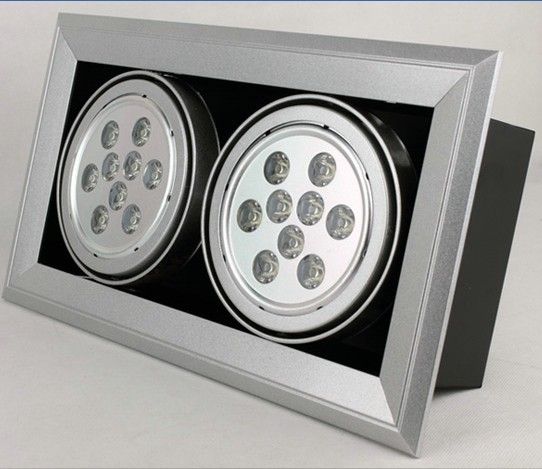 bridgelux 6500k 18w inclinable downlights / double lights / conduit downlights